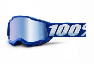 100%, ACCURI 2 Glasögon Blue - Mirror Blue Lens, VUXEN