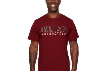 Men's Distressed Block Logo T-Shirt, Port