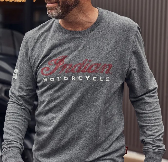 Indian 2 Color script Ls tee