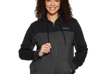 Indian Womens Colorblock script hoodie
