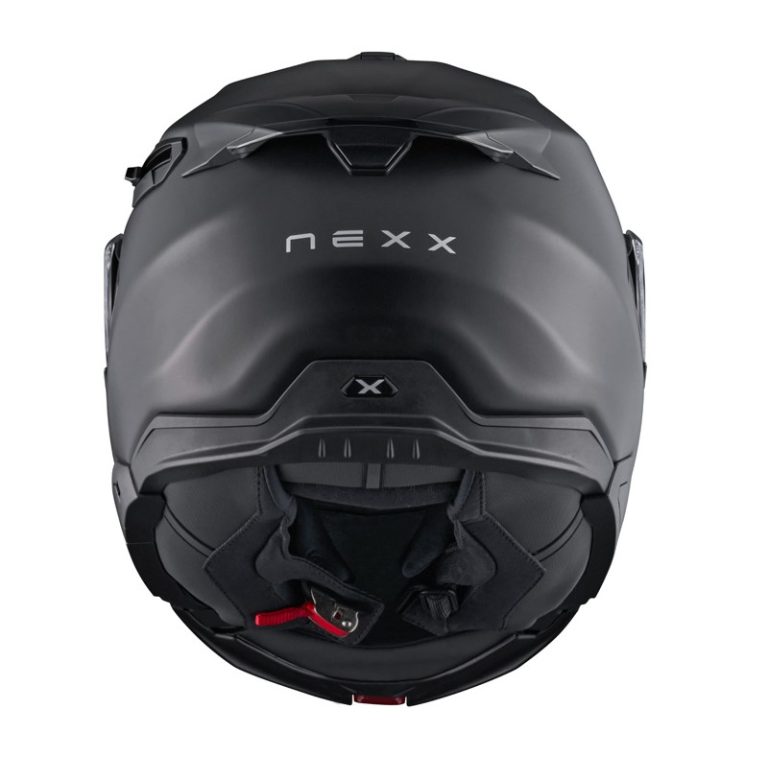 Nexx X Lifetour Plain Mattsvart bak