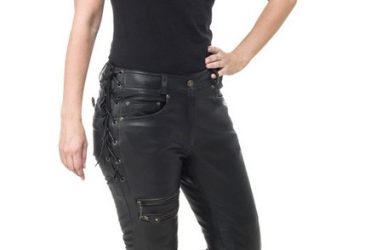 Sweep Black bella dam skinn byxa