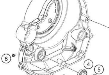 Husqvarna Clutch cover complete