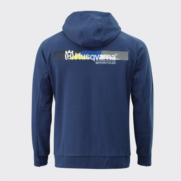 Husqvarna authentic zip hoodie rygg
