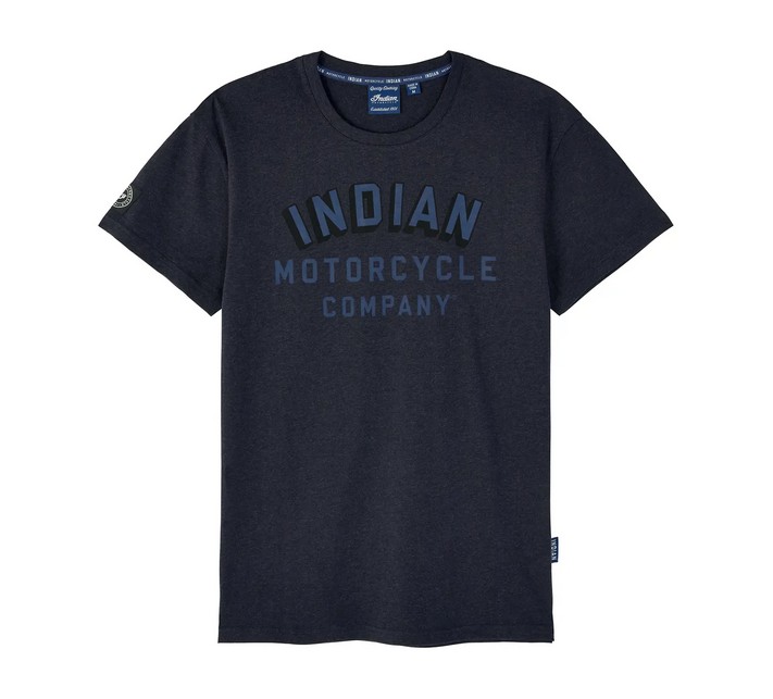 Men's Tonal Block Logo T-Shirt, Navy fram