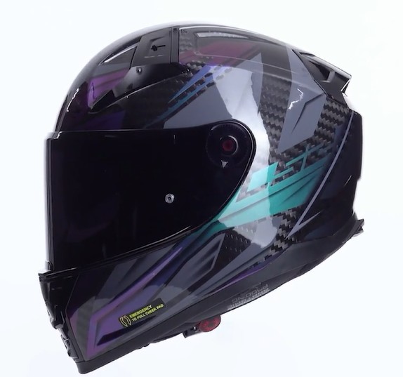 LS2 FF811 VECTOR II CARBON SAVAGE GLOSS CHAMALEON
