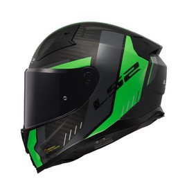 LS2 FF811 VECTOR II CARBONGRID Svart Grön