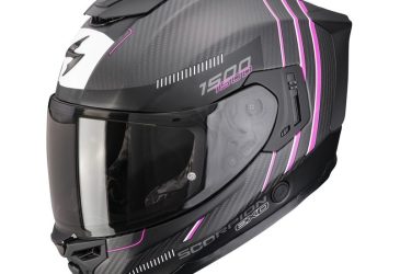 Scorpion EXO-1500 CARBON AIR ZITY Matt Black-Pink