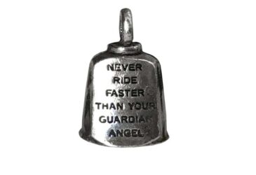 Never Ride Faster Than Your Guardian Angel Gremlin bell